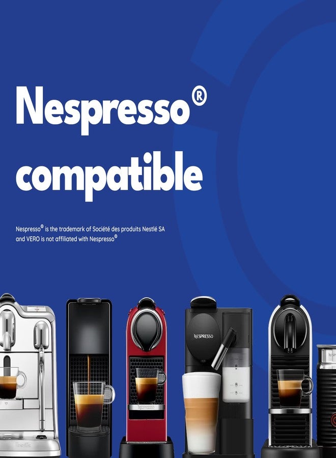 VERO | Cappuccino | Nespresso Compatible Coffee Capsules | Pack of 10 | 99g | Arabica Blend from Latin America | Intensity - 9 | Smooth Moves - Image 5