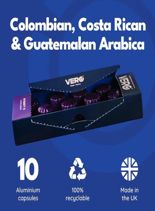 VERO | Cappuccino | Nespresso Compatible Coffee Capsules | Pack of 10 | 99g | Arabica Blend from Latin America | Intensity - 9 | Smooth Moves - Image 4
