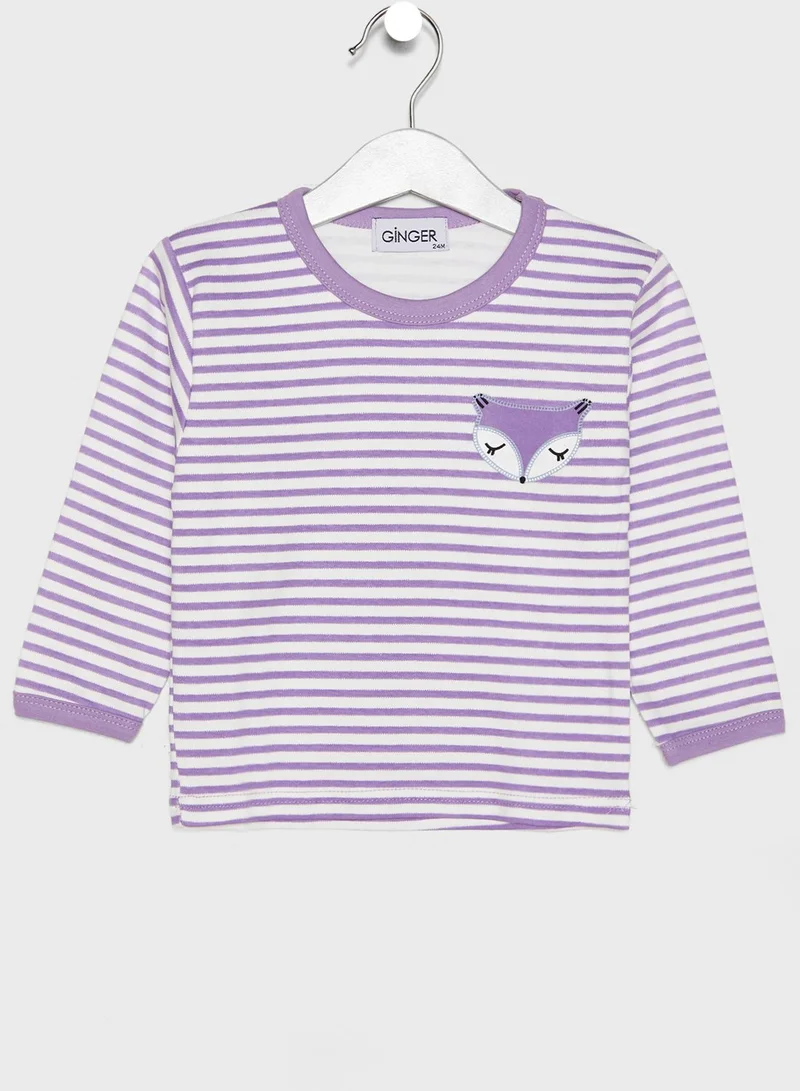 Lounge District Striped Pyjama Set