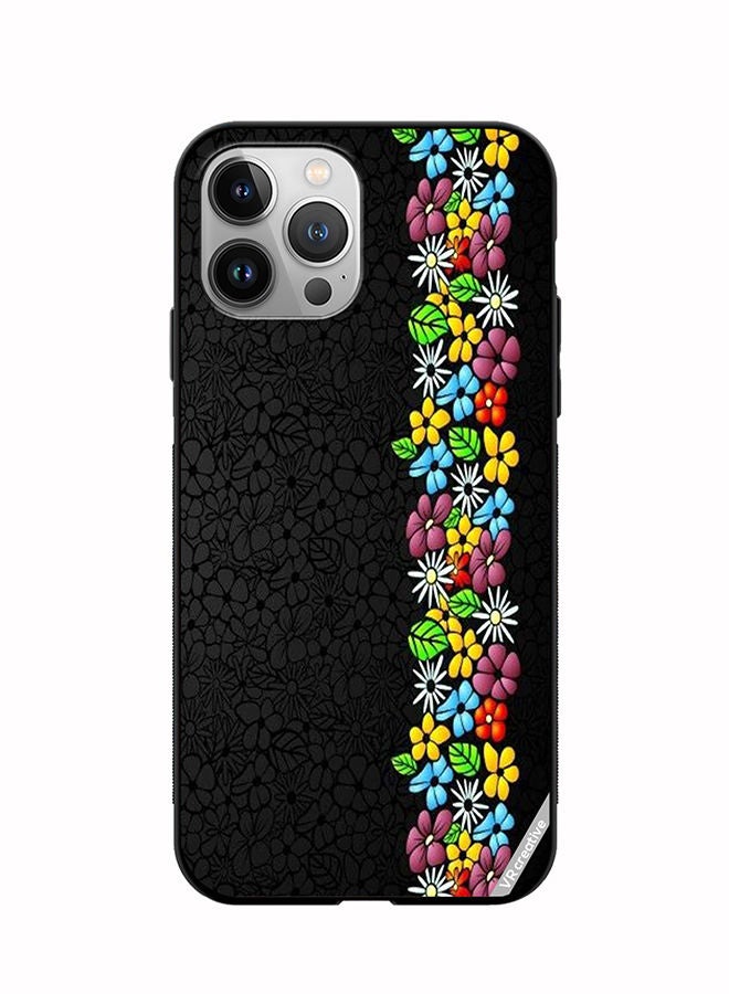 VR CREATIVE Protective Case Cover For Apple iPhone 11 Pro Max Flower Design Multicolour - Image 1