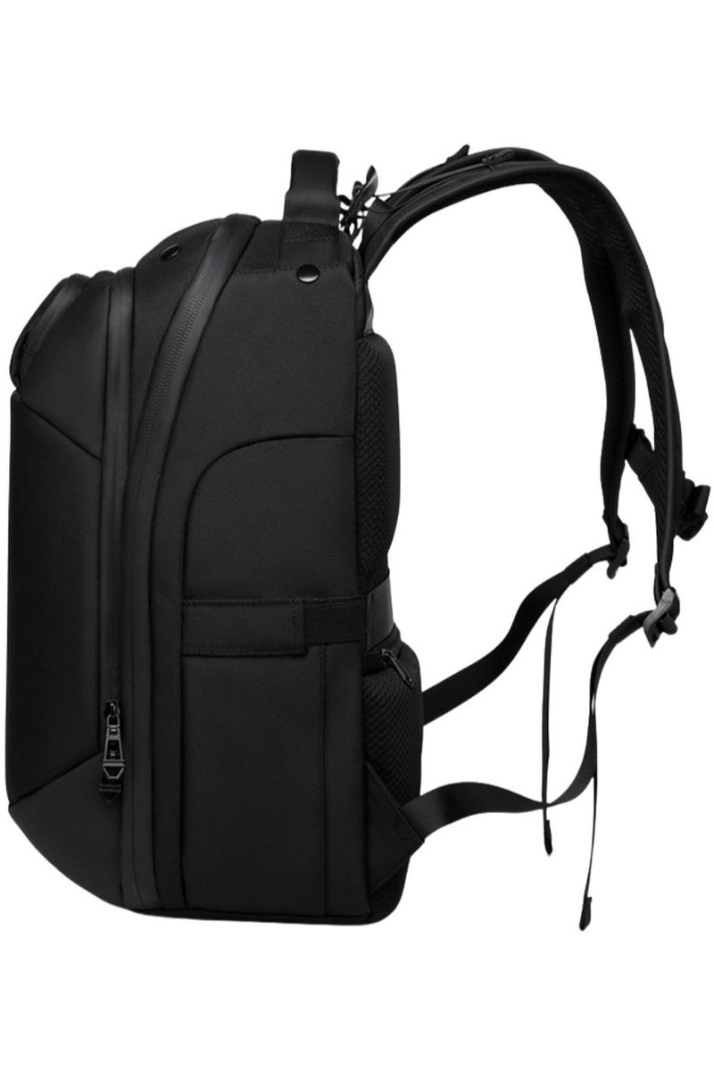 أوزوكو حقيبة ظهر لابتوب للسفر والأعمال أوزوكو 9717 – مقاومة للماء، متعددة الجيوب، أسود - Image 3