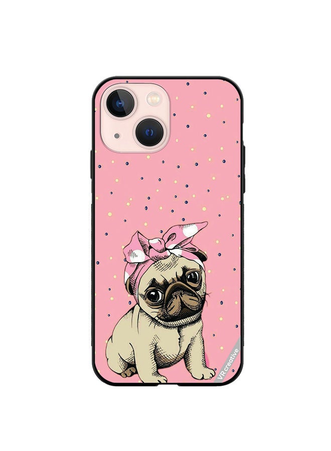 VR CREATIVE Protective Case Cover For Apple iPhone 13 mini Dog Design Multicolour - Image 1