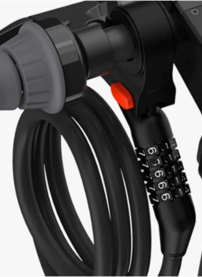 SEGWAY Segway Ninebot 5-Digit Combination Cable Lock for Bikes and Scooters, Black  - Image 2