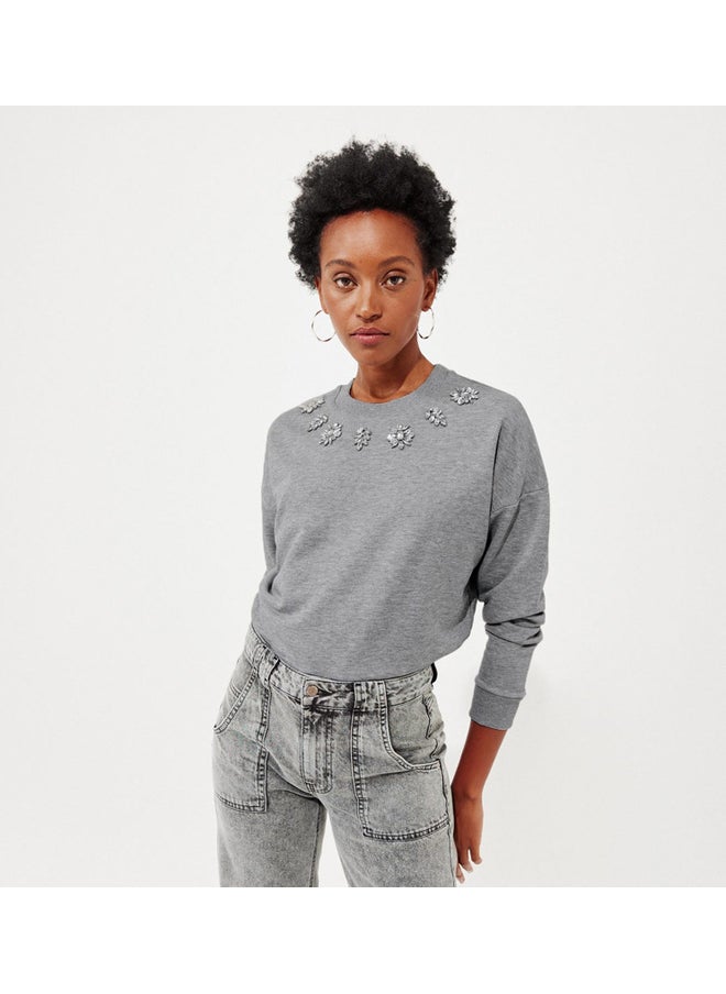 promod - Embellished sweatshirt - Image 1