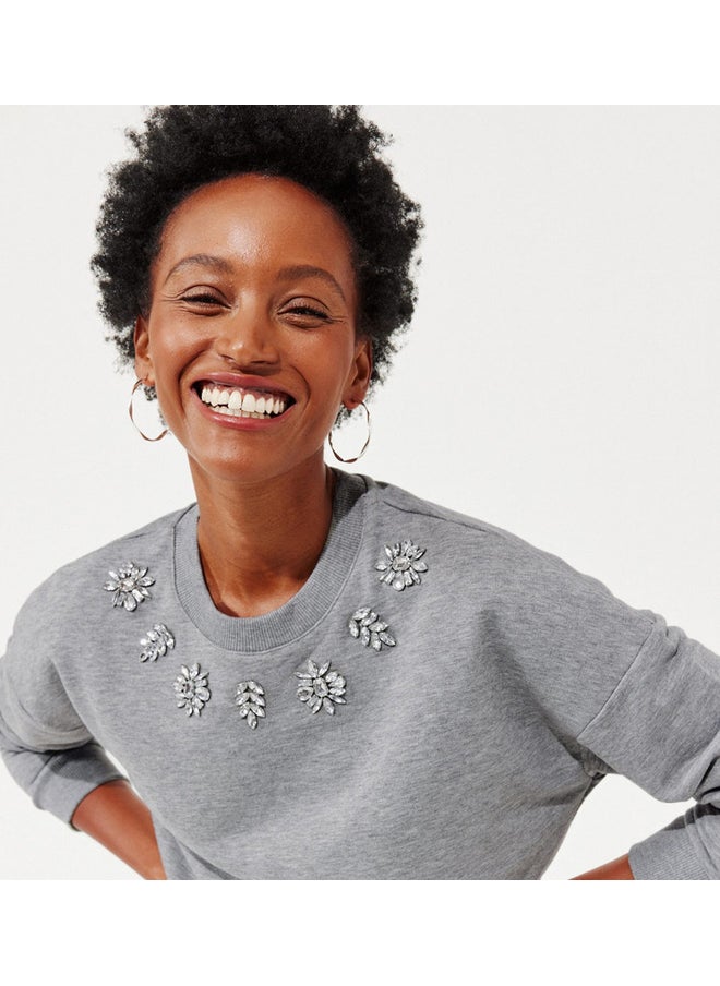 promod - Embellished sweatshirt - Image 1