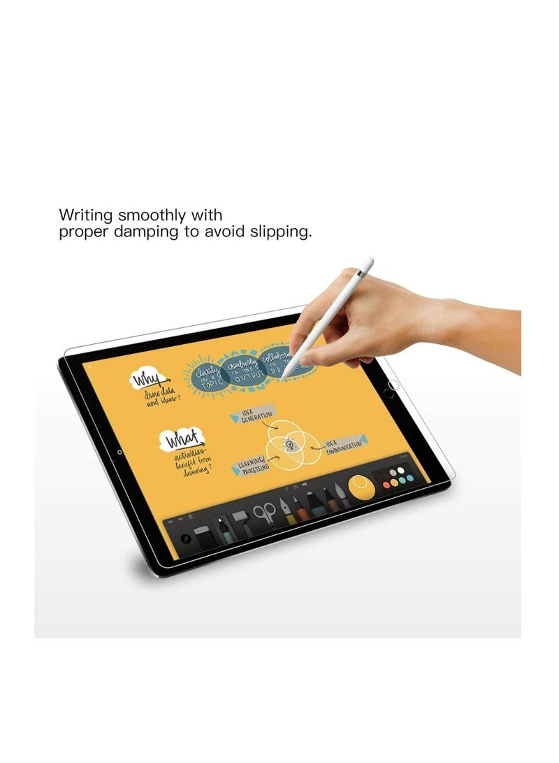 Paperfeel Screen Protector Compatible with iPad Air 3 2019 / iPad Pro 10.5 2017, Matte Film Anti Glare Less Fingerprint with Easy Installation