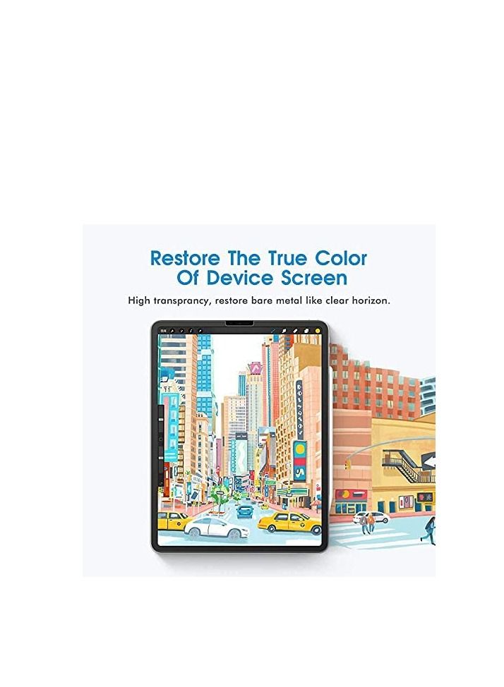 Paperfeel Screen Protector Compatible with iPad Air 3 2019 / iPad Pro 10.5 2017, Matte Film Anti Glare Less Fingerprint with Easy Installation