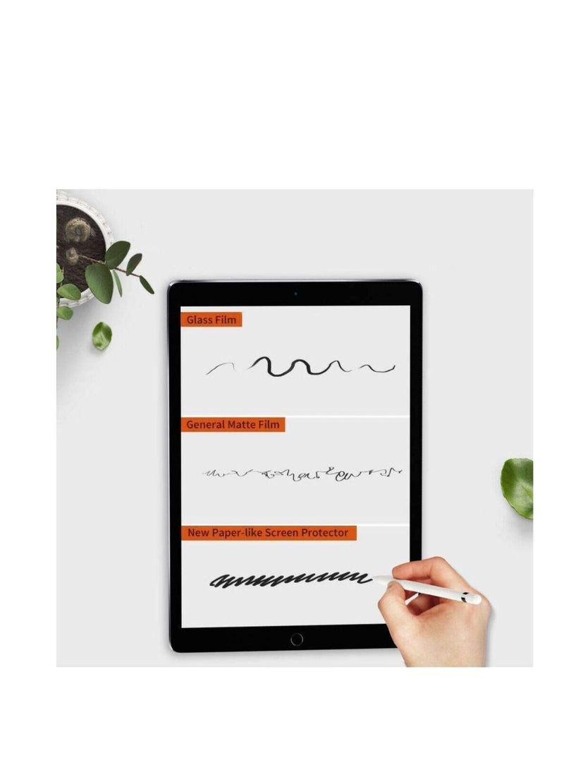 Paperfeel Screen Protector Compatible with iPad Air 3 2019 / iPad Pro 10.5 2017, Matte Film Anti Glare Less Fingerprint with Easy Installation