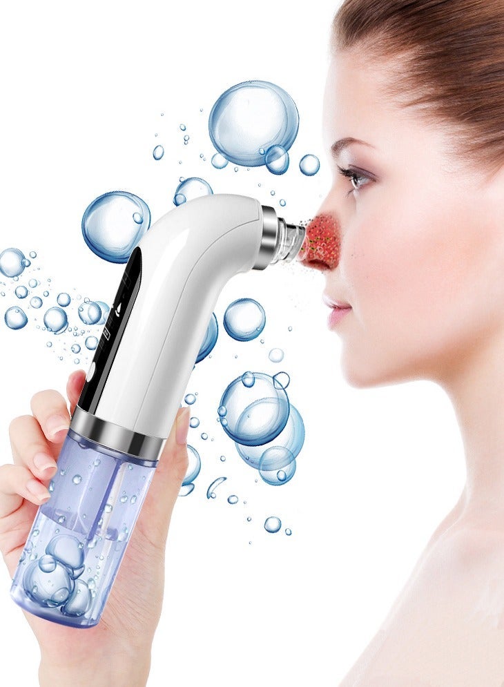 مزيل الرؤوس السوداء المسام فراغ منظف الوجه 6 شفط USB أدوات تنظيف الوجه القابلة لإعادة الشحن - Image 1