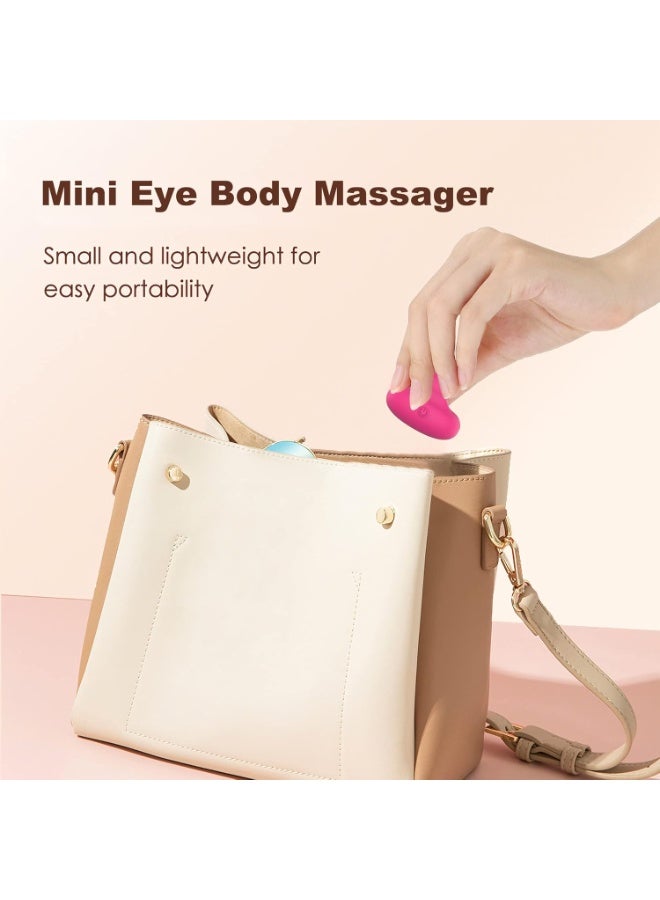 Houmt Massager Portable Mini Facial Eye Massager USB Rechargeable Anti-Aging Tool - Image 3