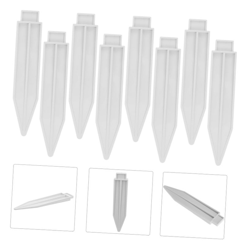 8Pcs Plastic Garden Fence Plugs Ground Stakes For Secure Border Edging Easy Installation - Image 5