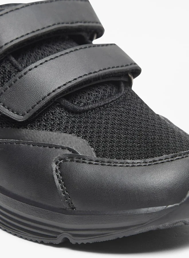 Dash Panelled Sports Shoes with Hook and Loop Closure