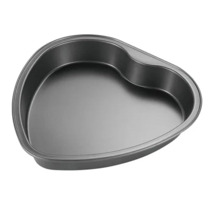 SHOAIB Square Shape Cake Baking Tray Brownie Cake pan NonStick Cake tin Heart Shape Cake Mould Heart and Square Shape Baking pan Combo Cookies Baking Tray - Image 3