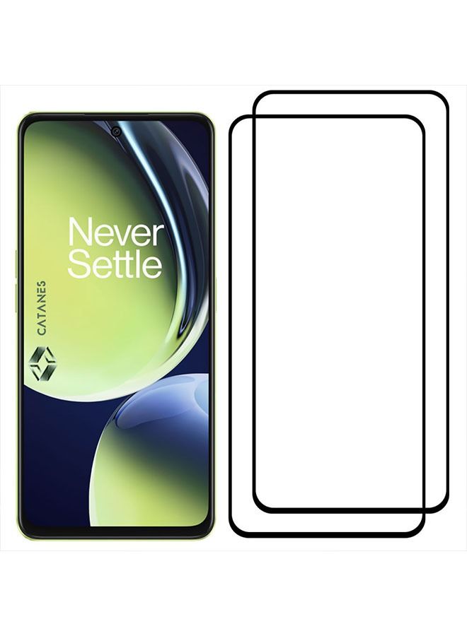 CATANES 2 Pack For OnePlus Nord Ce3 Lite Tempered Glass Screen Protector Full Glue Back - Image 3