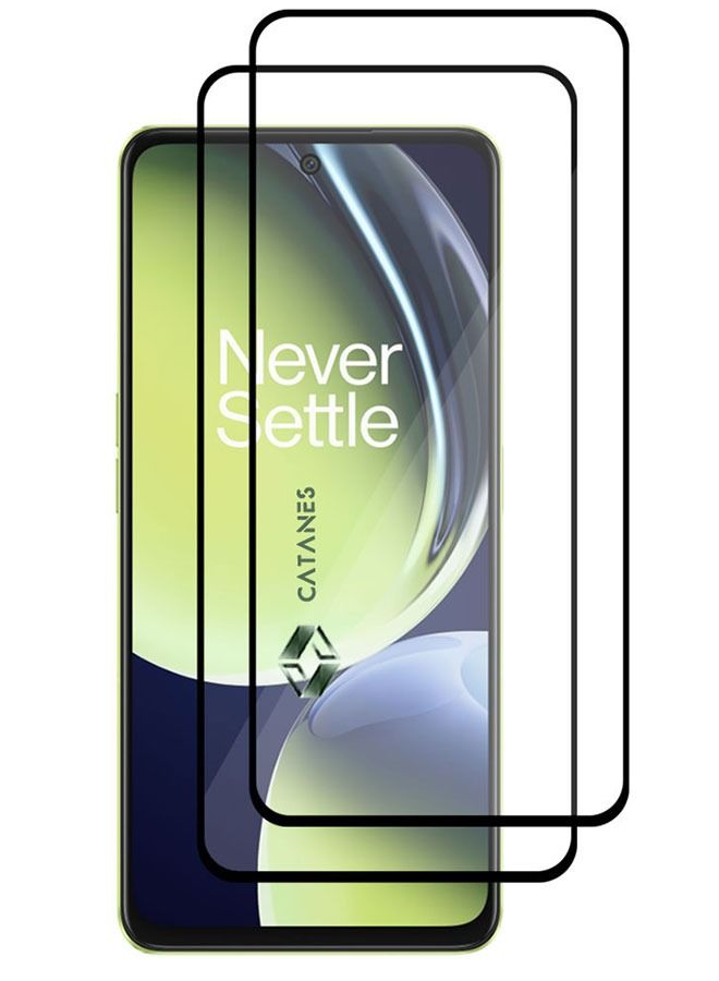 CATANES 2 Pack For OnePlus Nord Ce3 Lite Tempered Glass Screen Protector Full Glue Back - Image 2