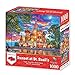 Springbok Majestic by Springbok Sunset at Basils 1000 Piece Jigsaw Puzzle Illustration of St Basils Cathedral at Sunset - Image 4