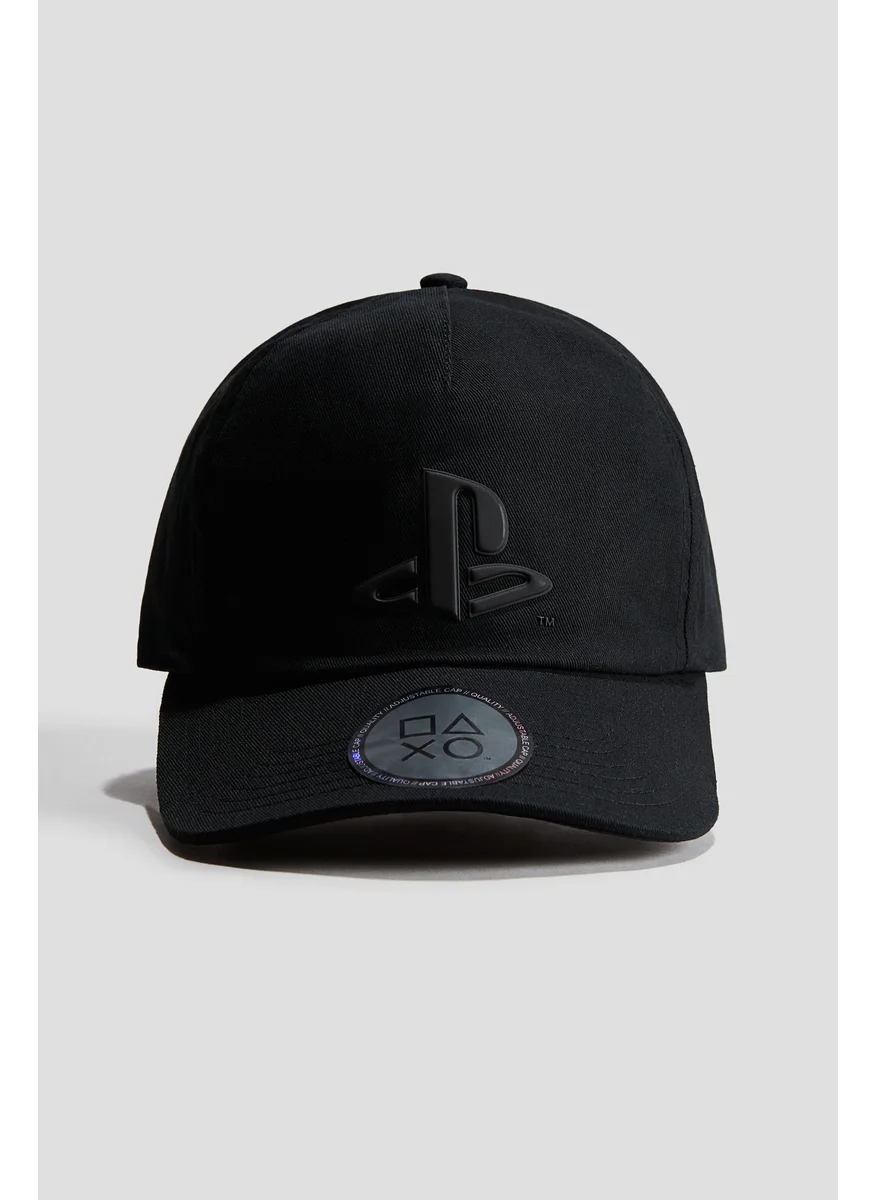 H&M Embossed-Print Cap