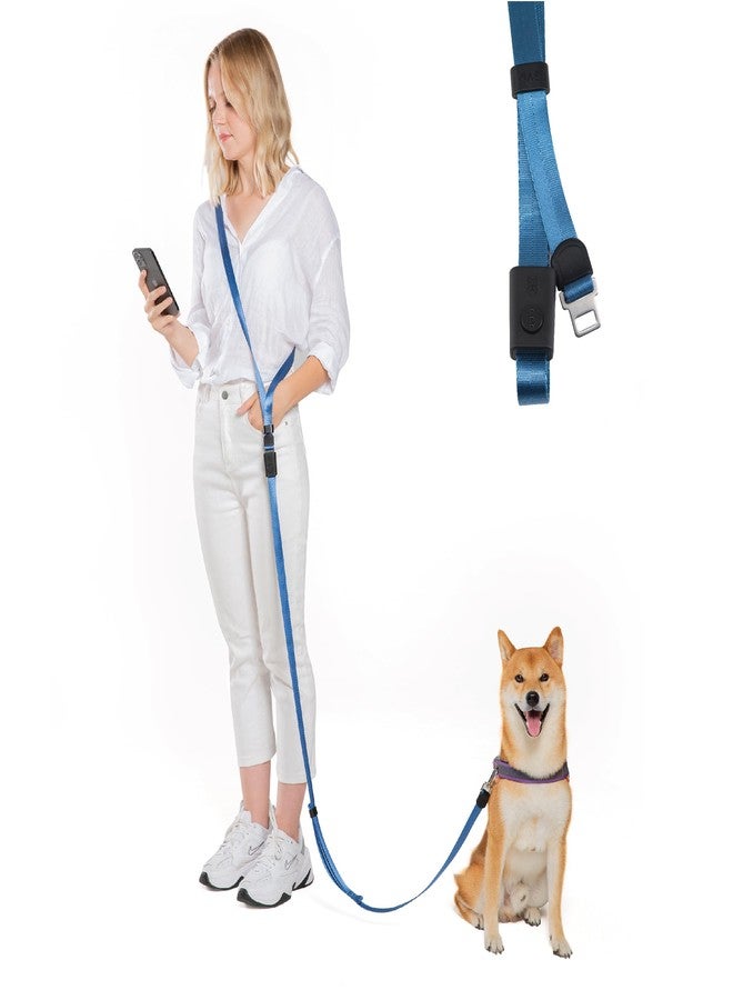 SVD.PET 4-in-1 Hands Free Dog Leash, Versatile Crossbody/Waist Dog Leash with Easy Release Buckle, Easy Adjust to Fit Your Body and Waist for Walking, and Running Your Doggy (Navy Blue) - Image 1