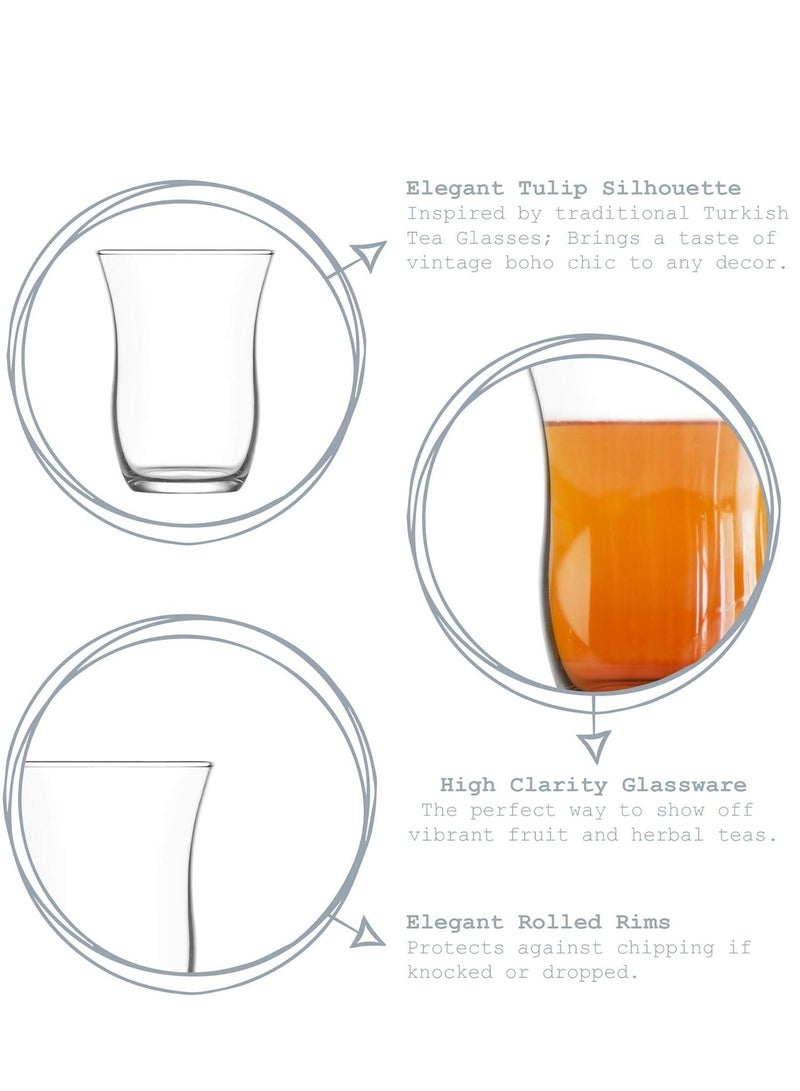 LAV Harman Tea Glass 95cc 6pcs set - Image 3