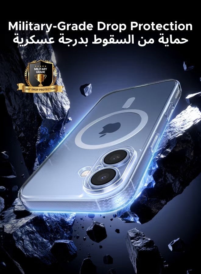 Happy D iPhone 17 Case Magsafe Strong Magnet Upgraded Shutter Button Delay Yellowing iPhone 17 Cover Military-Grade Protection Scratch-Resistant 17 phone case Magnetic Compatible with Magsafe Accessory - Image 4