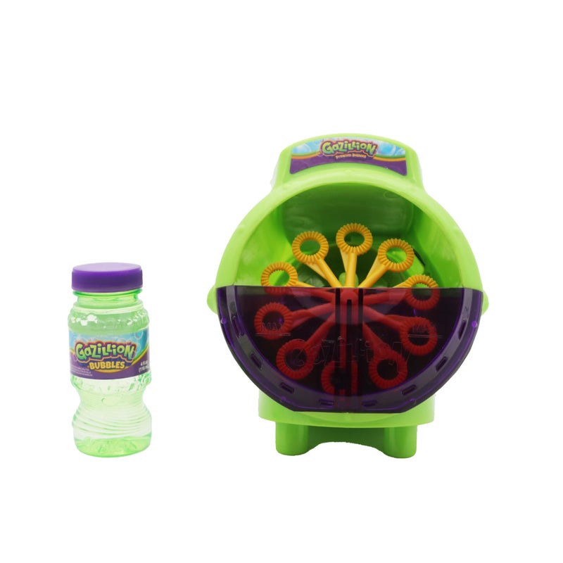 Gazillion Bubbles, Hurricane Bubble Making Machine - Portable Bubble Maker - Instant Bubble Creation - Outdoor Toy for Kids - 4 oz. Bubble Solution Included - Ages 3+ - Image 4