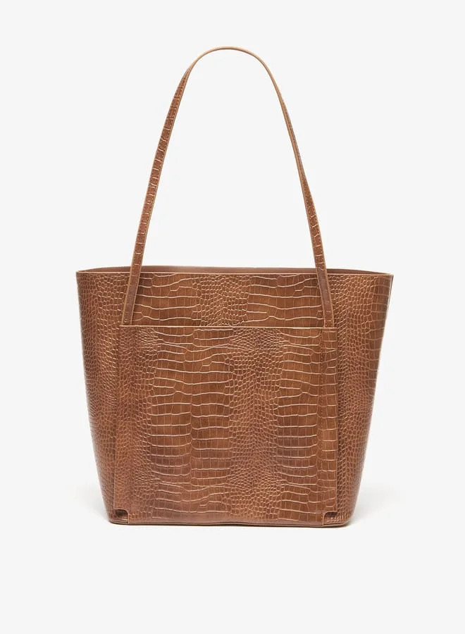 فلورا بيلا من شو إكسبرس Women Animal Print Tote Bag with Double Handle and Pouch