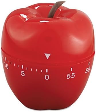 Baumgartens Shaped Timer 4 Dia Red Apple - Image 1