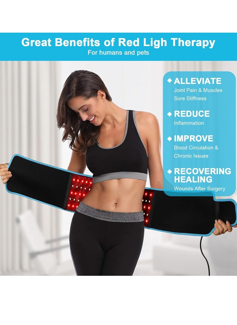 Generic - Red Light Therapy Belt for Body,Red Light Therapy Device for Home Use Pain Relief with Timer for Muscle Waist Back Shoulder Neck Feet Pain Relief - Image 1