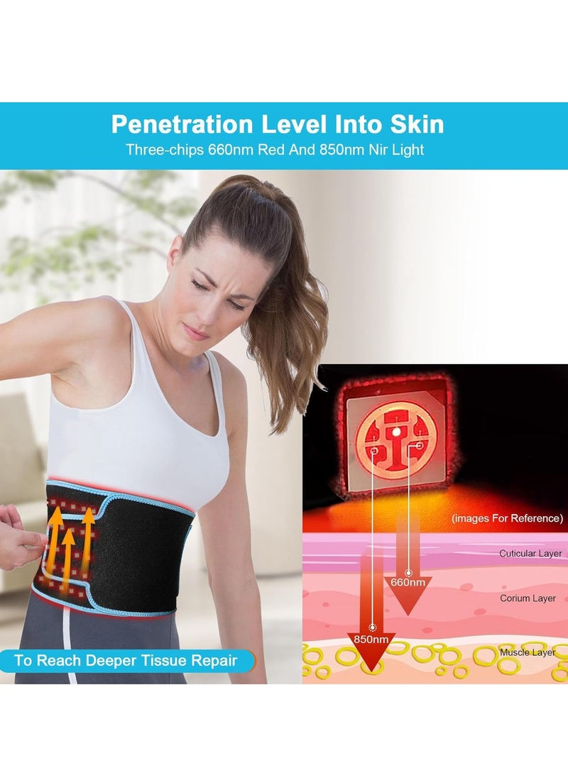 Generic - Red Light Therapy Belt for Body,Red Light Therapy Device for Home Use Pain Relief with Timer for Muscle Waist Back Shoulder Neck Feet Pain Relief - Image 1
