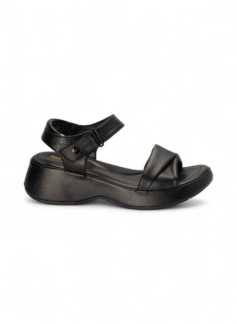 Bata Comfit Ankle Strap Platform Heel Sandal - Image 1