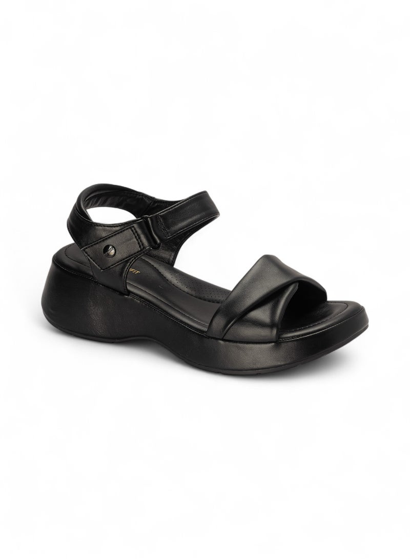 Bata Comfit Ankle Strap Platform Heel Sandal - Image 2