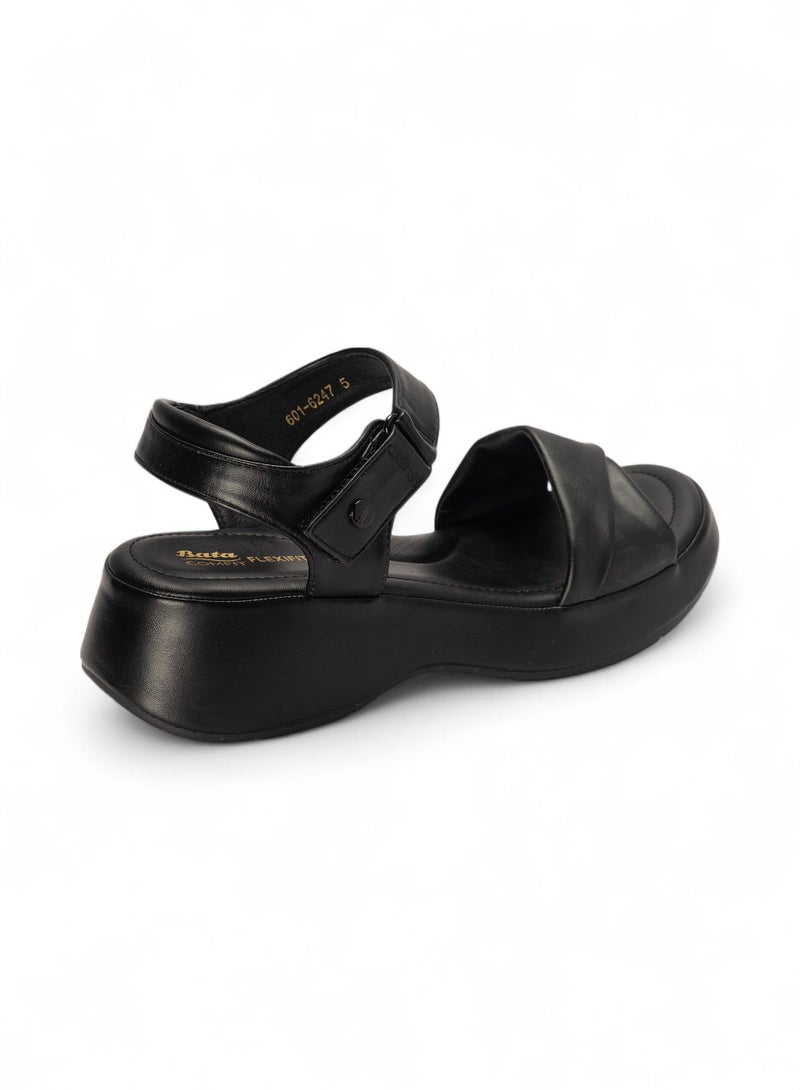 Bata Comfit Ankle Strap Platform Heel Sandal - Image 3