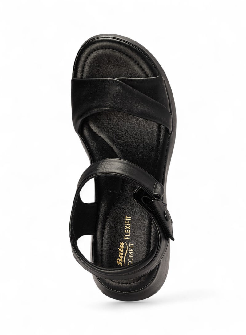 Bata Comfit Ankle Strap Platform Heel Sandal - Image 4