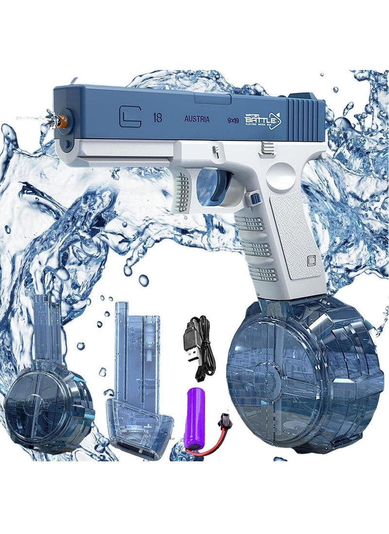 Electric Water Gun, One-Button Automatic Super 434CC+58CC High Capacity Squirt Guns Up to 32 FT Range Strongest Water Blaster for Adults & Kids Summer Swimming Pool Beach Outdoor BIUE - pzsku/Z61E98BB187145D6C0B99Z/45/_/1686735172/47ecb72d-1f11-4213-8446-fe8cd2464cfa