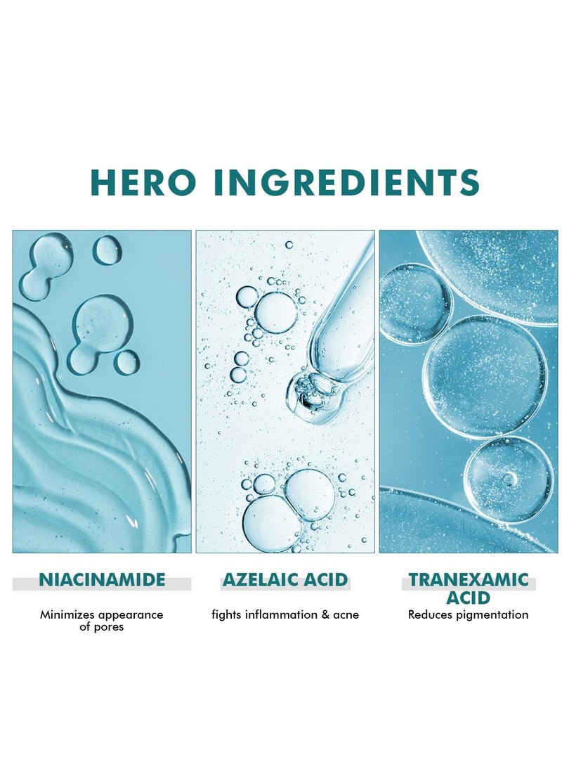 كيميائي واعي كريم الوجه بحمض الكوجيك من واكينس كيميست | 50 جرام | كريم حمض الأزيليك، كريم الآس للرجال والنساء، حمض النياسيناميد والترانيكساميك، كريم مضاد للتصبغ، يقلل من البقع الداكنة، لجميع أنواع البشرة - تروبيوم - Image 4