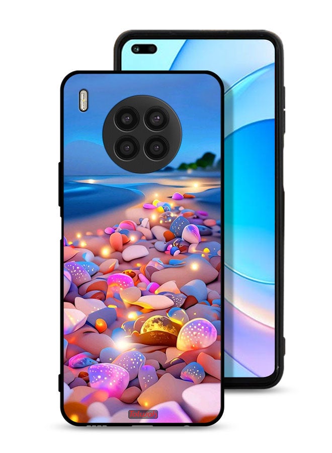 Tolwak Huawei nova 8i Protective Case Cover Stones Art - Image 1