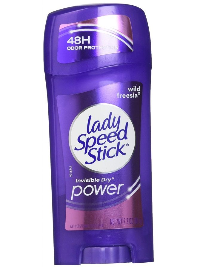 Lady Speed Stick Invisible Dry Antiperspirant & Deodorant, Wild Freesia - 2.3 oz - 2 pk by Lady Speed Stick,2.3 Ounce (Pack of 2)