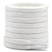 DELELE Flat Shoe Laces for Sneakers 55 inch White 625 inch Narrow Athletic Shoelaces 2 Pair - Image 2