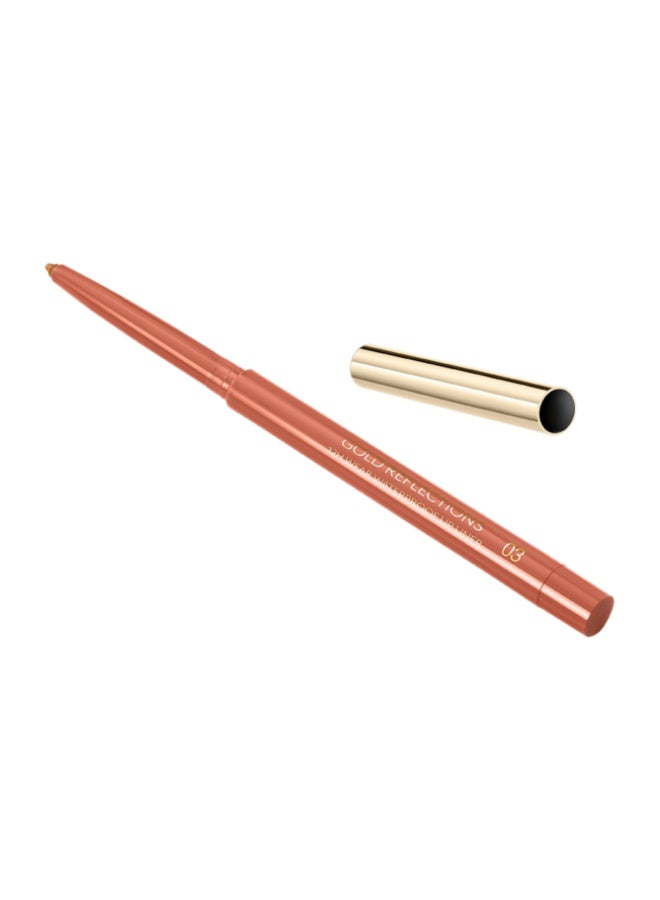 KIKO MILANO قلم تحديد الشفاه المقاوم للماء Gold Reflections 12H Wear - أرجواني استوائي - Image 1