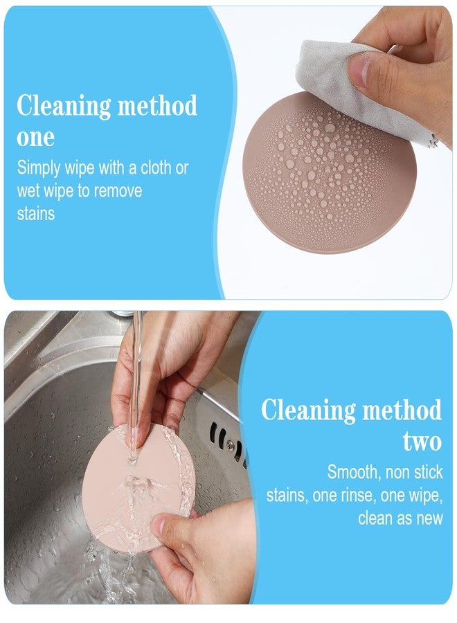 Ymapinc Silicone Lids for Cups, Silicone Cup Covers, Colored Universal Cup Lids, Reusable Mug Cover, Food Grade Dust-proof Airtight Seal Lids for Mugs Tea Cups Coffee Cup - Image 4