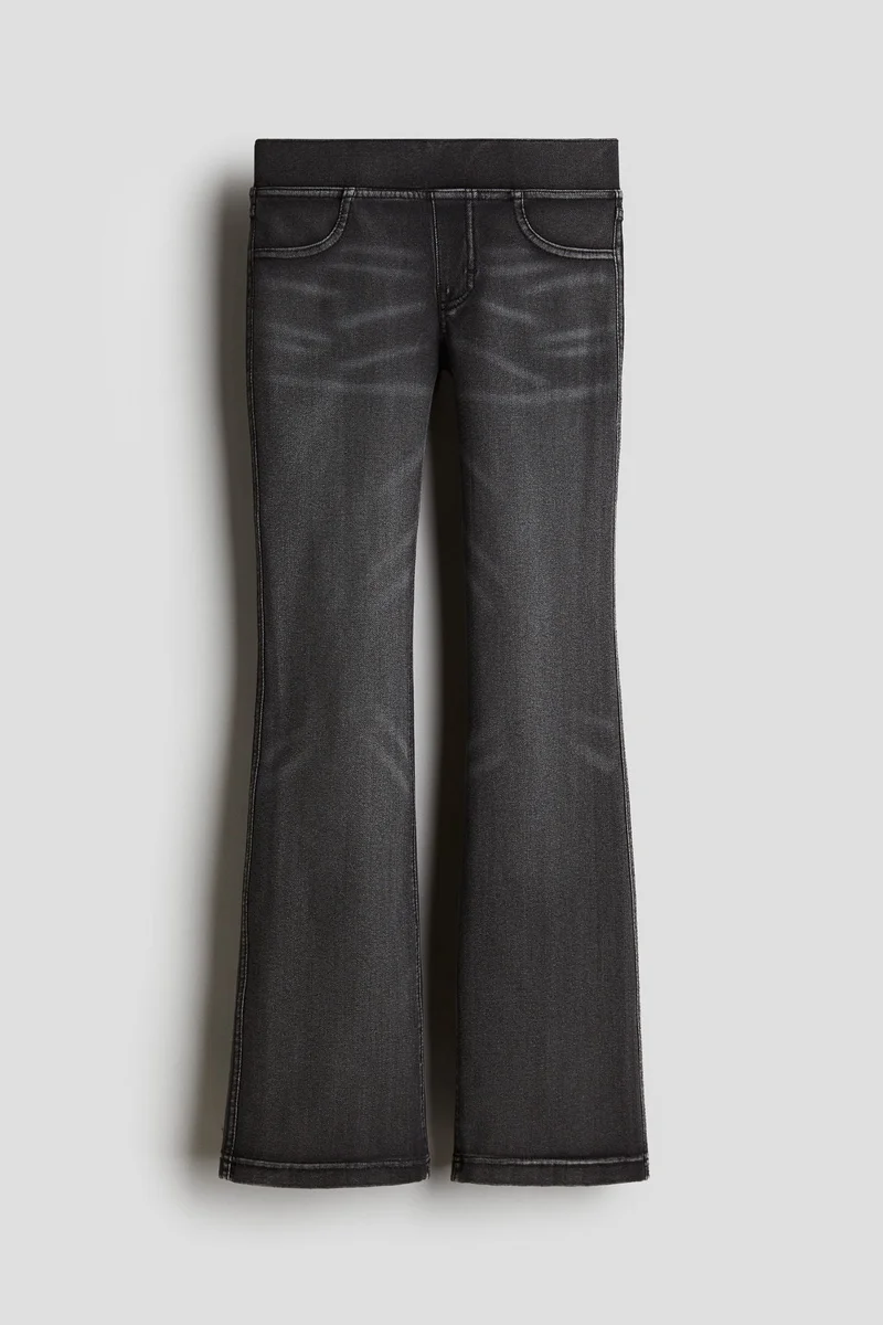 H&M Flared jersey trousers