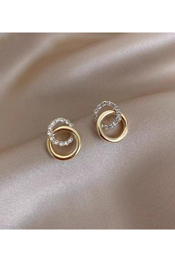 Goolsky Atmospheric Minimalist Micro-Paved Zircon Hoop Stud Earrings – New S925 Sterling Silver Daily Wear Jewelry for Women  - Image 5