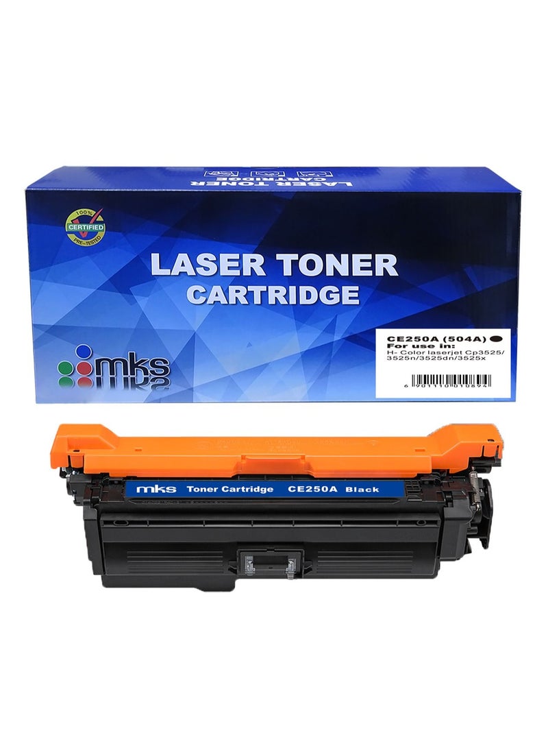 MKS Toner Cartridge CE250A Compatible with HP Color LaserJet Pro CP3525 / CM3530 - Image 1