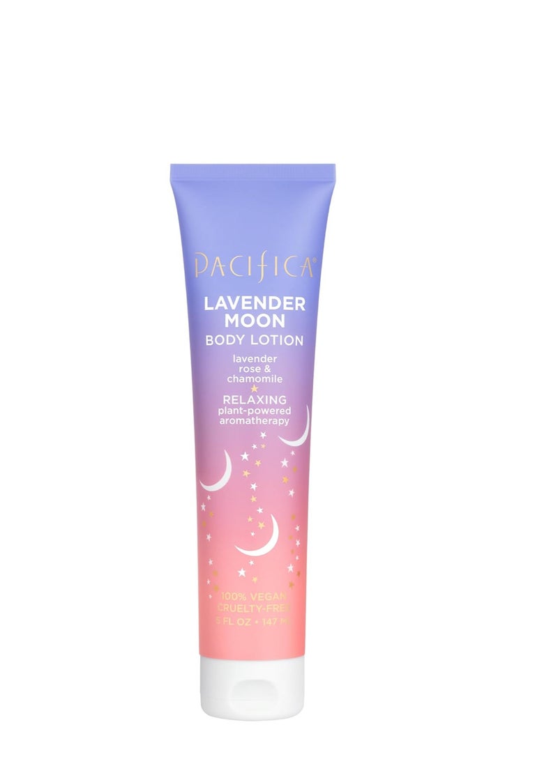 Pacifica Pacifica Body Lotion – Lavender Scented Moon Relaxing Body Moisturizer Cream with Rose, Chamomile & Vitamin E, Lightweight, Vegan & Cruelty-Free Dermatologist Tested (1 Count)  - Image 1