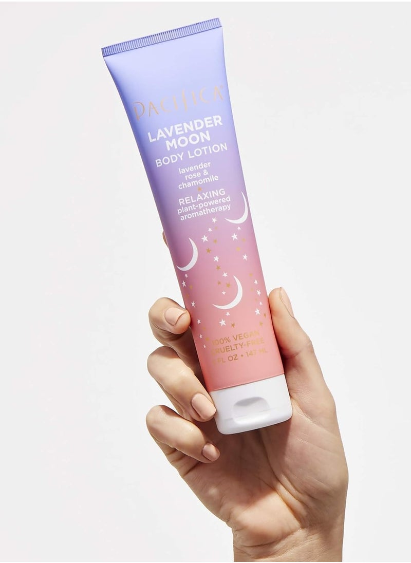 Pacifica Pacifica Body Lotion – Lavender Scented Moon Relaxing Body Moisturizer Cream with Rose, Chamomile & Vitamin E, Lightweight, Vegan & Cruelty-Free Dermatologist Tested (1 Count)  - Image 2