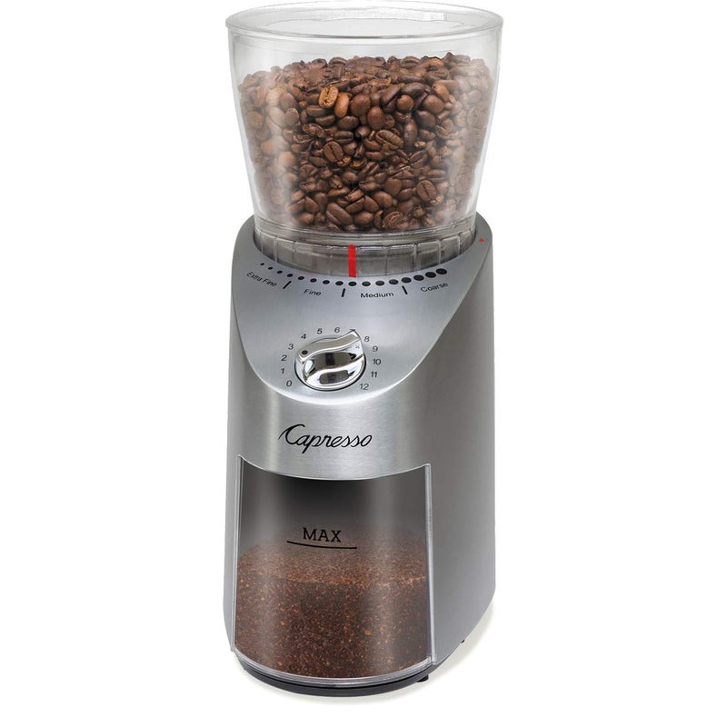 Capresso Capresso Infinity Plus Stainless Steel Conical Burr Grinder 