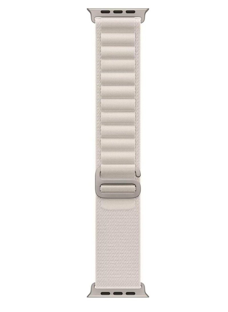 ELTRAZONE Alpine Loop Compatible with Apple Watch Ultra Band,Metal connector Rugged Woven Nylon Men G-Hook Strap for iWatch Series Ultra SE 49mm 45mm 44mm  - Image 3