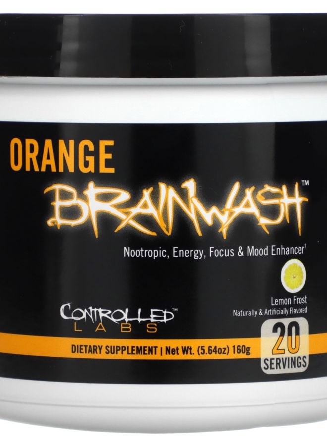 controlled labs Orange Brainwash Lemon Frost 5.64 oz (160 g)