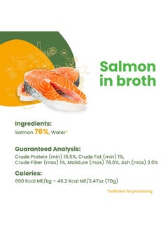 almo nature HQS Natural Salmon in Broth Grain Free Wet Canned Cat Food (24 Pack of 2.47 oz/70g cans) - pzsku/Z61EA381FF985CB80117EZ/45/_/1737031445/ea986801-6833-47e3-a538-1d5feee593ef