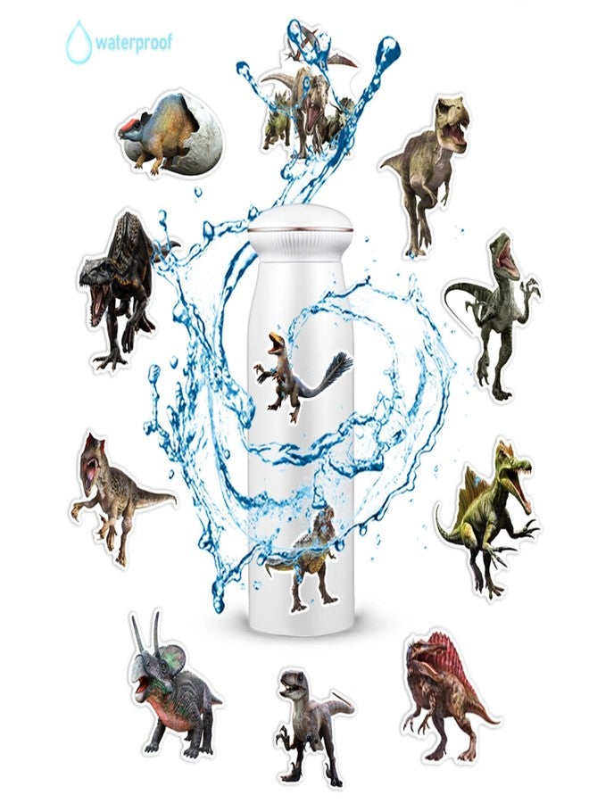 WANVAE 100pcs Jurassic Dinosaur Stickers for Kids, Cool Dino Waterproof Stickers for Boy Girl Children Water Bottle, Phone, Computer, Skateboard, Bike, Luggage, Notebook, Scrapbook - Image 3